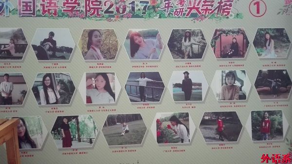 外国语学院2017年考研取得佳绩