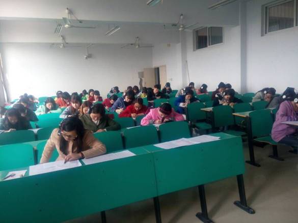 外语系组织开展英语专业四级模拟考试