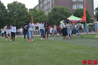 外国语学院参加我校第七届5.25心理健康活动