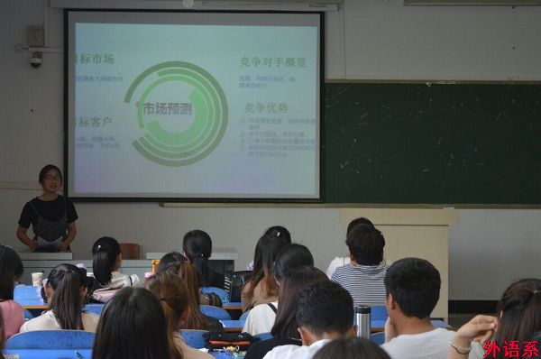 外国语学院举行大学生“互联网＋”创新创业大赛