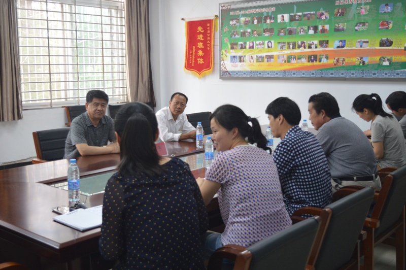 周口师范学院外国语学院领导到外语系考察交流