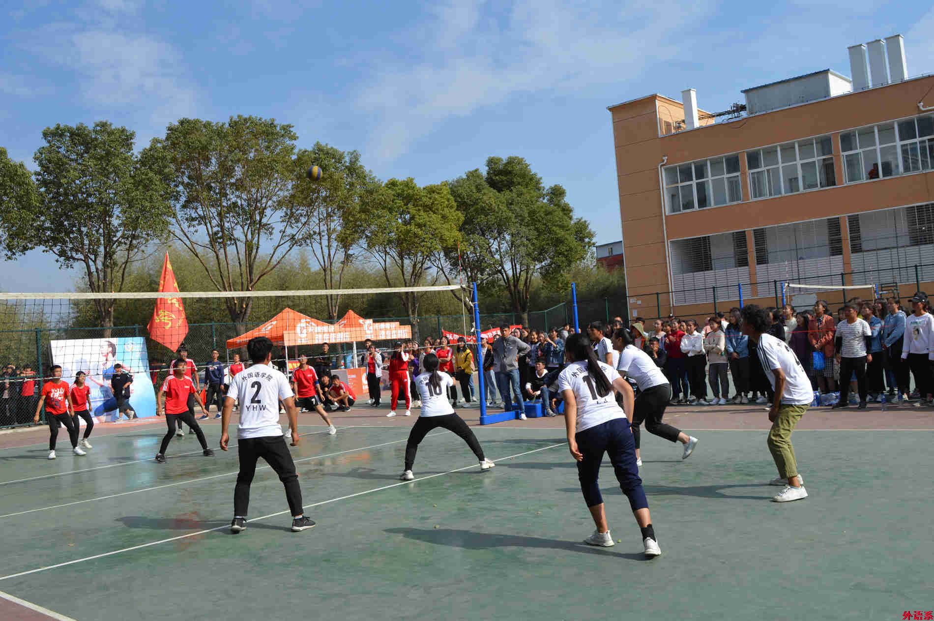 外国语学院在2018年校迎新排球赛中获得佳绩