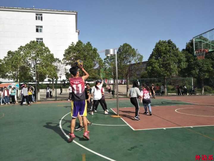 外国语学院在校荷球比赛中勇夺冠军