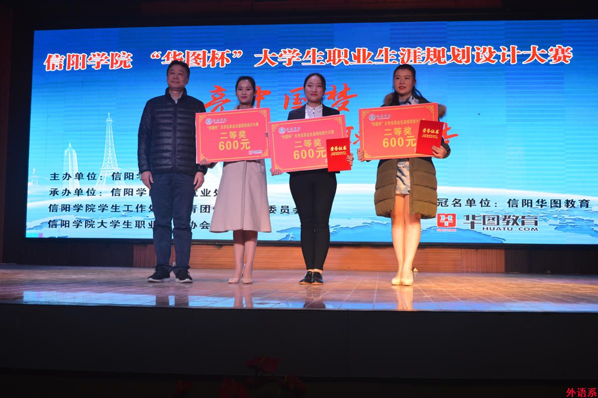 外国语学院师生在校大学生职业生涯规划设计大赛中获奖