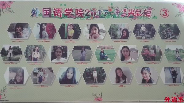 外国语学院2017年考研取得佳绩